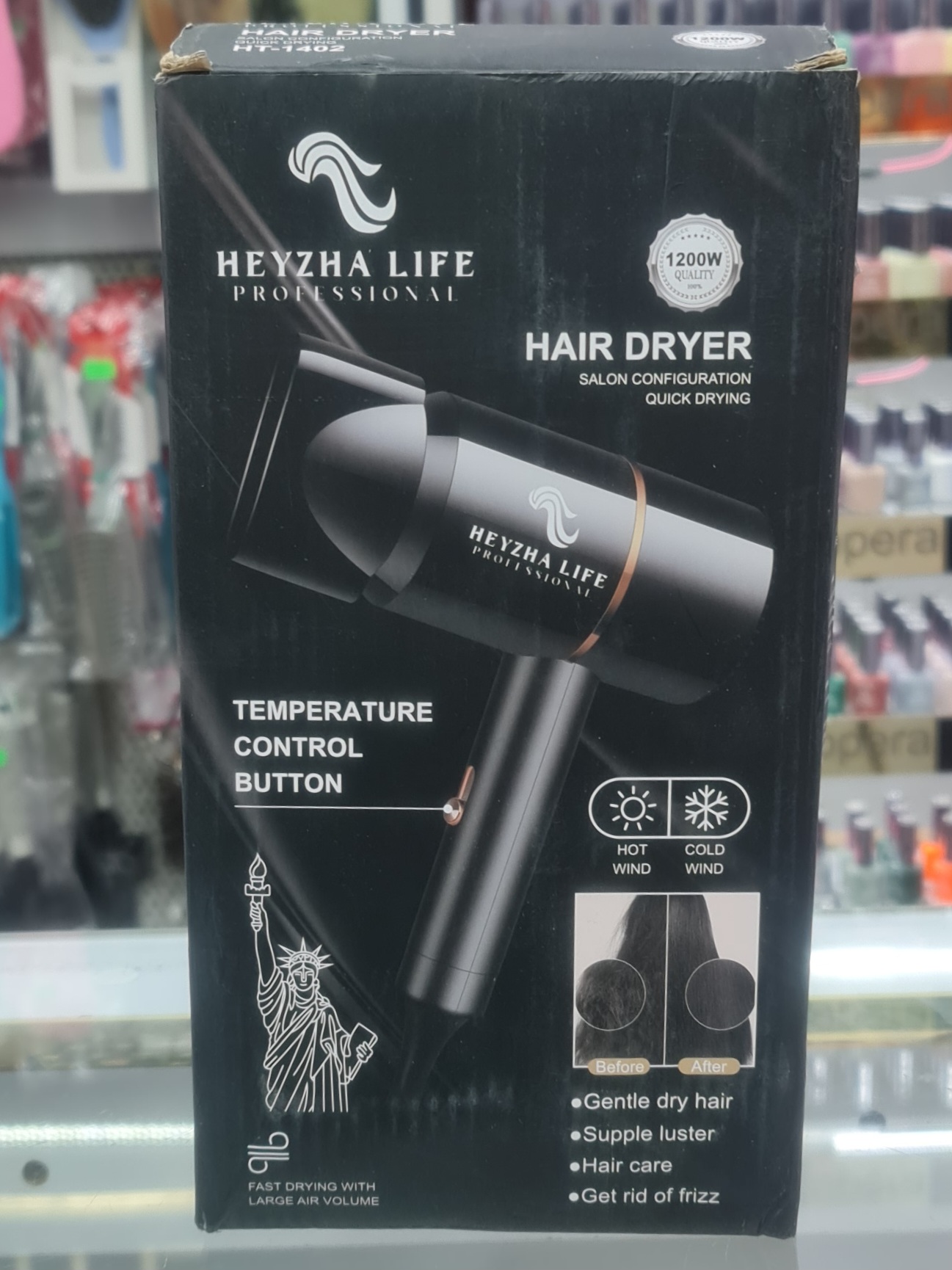 سشوار مینی ولی پرقدرت هژا لایف مدل HT-1402