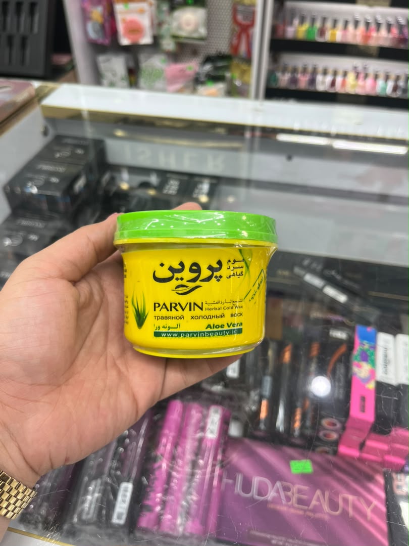 موم سرد گیاهی پروین آلوئه ورا حجم ۳۰۰گرمی